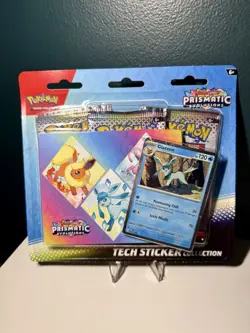 Pokemon TCG Prismatic Evolutions Tech Sticker Collection Set Lot Of 2 Glaceon - Image 3