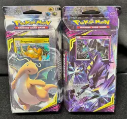 POKEMON SUN MOON UNIFIED MINDS Theme Deck BOTH Laser Focus & Soaring Storm NICE! - Image 1