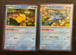 Psyduck 007 & Golduck 008 Promo Set MEP Mega Evolution Pokemon TCG Set NM - Image 1