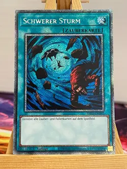 Schwerer Sturm RA03-DE092 Platinum Secret Rare Deutsch NM YUGIOH - Image 1