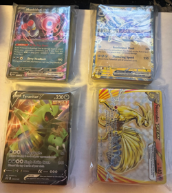 Pokemon TCG 50 Card BULK Lot holo rares and 3 V,EX NM/Mint read desc. - Image 1