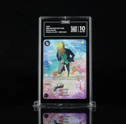 2025 ONE PIECE OP10-ROYAL BLOOD SPECIAL ALTERNATE ART #003 SANJI TAG 10 - Image 1