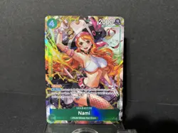 One Piece Nami OP14-031 Alt Art SR The Azure Sea’s Seven English - Image 1