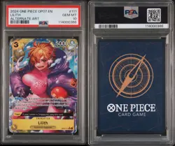 2024 One Piece 500 Years in the Future OP07-111 Lilith Alt Art PSA 10 Gem Mint - Image 1
