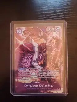 One Piece TCG Donquixote Doflamingo OP14-069 SR Alt Art Azure Sea's Seven NM/M - Image 1