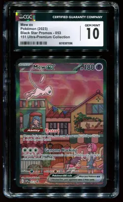 CGC 10 Mew ex 151 Ultra Premium Collection Promo 2023 Pokemon Card #053 - Image 1