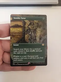 MTG - NM - Worldly Tutor (Borderless) - Dominaria Remastered - #442 - Regular - Image 3
