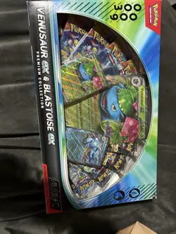 New Pokemon TCG Venusaur ex and Blastoise ex Premium Collection Box (SEALED) - Image 1