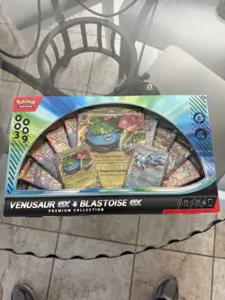 New Pokemon TCG Venusaur ex and Blastoise ex Premium Collection Box (SEALED) - Image 1