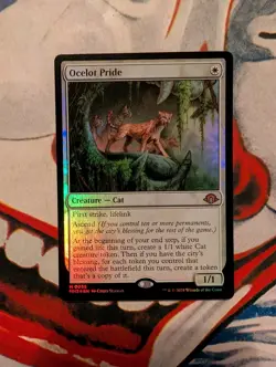 MTG Ocelot Pride Modern Horizons 3 0394 MH3 Foil Mythic tokens lifegain ascend - Image 1
