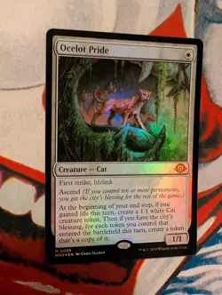 MTG Ocelot Pride Modern Horizons 3 0394 MH3 Foil Mythic tokens lifegain ascend - Image 2