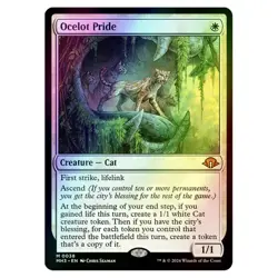 MTG Ocelot Pride FOIL Modern Horizons 3 0038 Mythic - Image 1