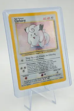 Pokemon Cards: Base Set Rare Holo: Clefairy 5/102 Pokemon TCG Light Play LP + - Image 5