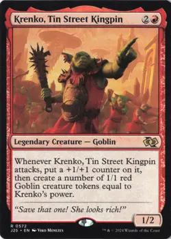 Krenko, Tin Street Kingpin R Foundations Jumpstart 572 NM - Image 1