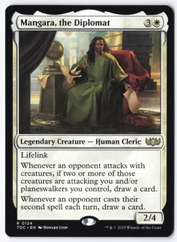 Mangara, the Diplomat R Commander: Tarkir: Dragonstorm 124 NM - Image 1