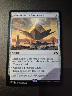 1x M/NM Monument to Endurance Aetherdrift MTG - Image 1