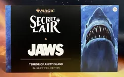 MTG Secret Lair x Jaws: Terror of Amity Island (Rainbow Foil) - NEW / Factory Se - Image 1