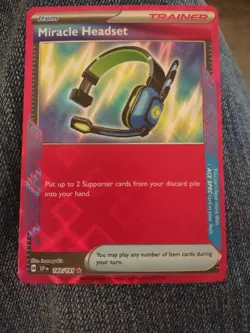 2024 Pokemon SV Surging Sparks Miracle Headset #183/191 - Image 1