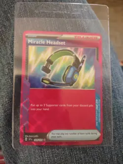 2024 Pokemon SV Surging Sparks Miracle Headset #183/191 - Image 3