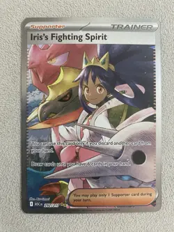 Iris’s Fighting Spirit 292/217 Ascended Heroes SIR Pokemon TCG Mint - Image 1