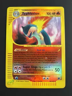 Typhlosion - 28/165 - Holo Rare Expedition Base Set - Pokemon Card - LP - Image 1