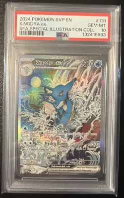 Kingdra EX 131 Pokemon TCG Scarlet & Violet Black Star Promo Holo - Image 1