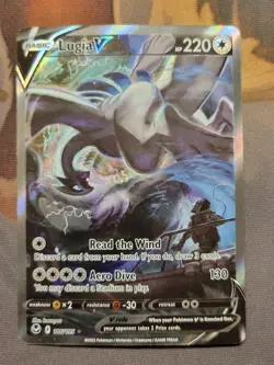1x Lugia V (Alternate Full Art) [186/195] - Silver Tempest Pokemon LP - Image 1