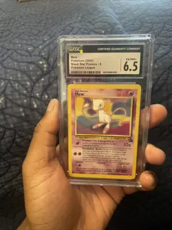 POKEMON MEW BLACK STAR PROMOS 8 POKEMON LEAGUE CGC 6.5 - Image 3