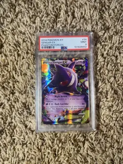 Pokemon TCG Gengar EX 34/119 XY Phantom Forces Holo Ultra Rare PSA 9 - Image 1