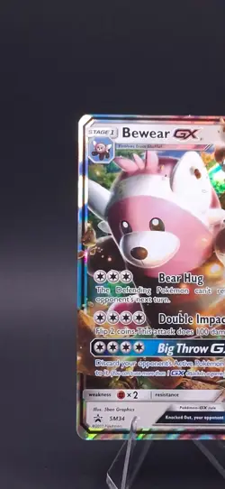 🔥 Bewear GX SM34 - Black Star Promo - Ultra Rare Holo - NM - Pokemon TCG 2017 - Image 3