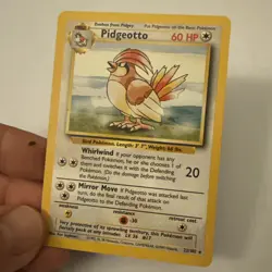 Pokemon TCG Pidgeotto 22/102 Base Set Regular Rare Unlimited WOTC Vintage LP - Image 1