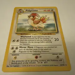 Pokemon TCG Pidgeotto 22/102 Base Set Regular Rare Unlimited WOTC Vintage LP - Image 4
