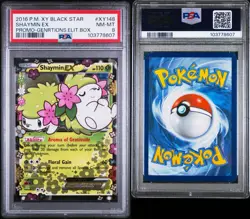 2016 POKEMON XY BLACK STAR PROMO #XY148 SHAYMIN EX PROMO-GENRTIONS - PSA 8 - Image 3