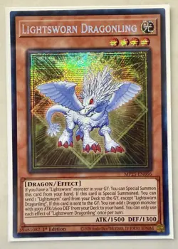 Yugioh! Lightsworn Dragonling - MP25-EN066 - Prismatic Secret Rare - 1st Edition - Image 1