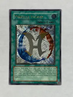 YUGIOH ENHANCED NA Miracle Fusion CRV-EN039 Ultimate Rare Pack Fresh NM - Image 1