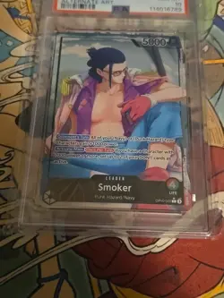 Smoker OP10-001 Alt Art Leader PSA 10 royal blood one piece trading card - Image 3