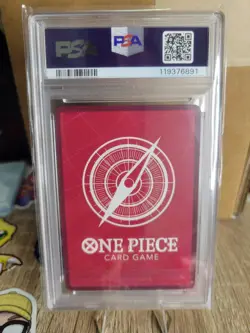 One Piece (Op10 Royal Blood) Smoker ALT ART LEADER OP10-001 PSA 10 English - Image 2