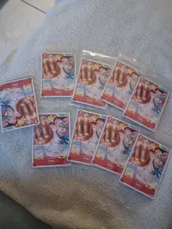 9 One Piece Card Game TCG Legacy Of The Master Release Event Koby/Luffy Promo - Image 1
