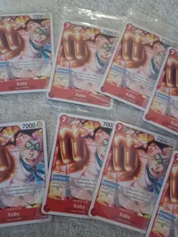 9 One Piece Card Game TCG Legacy Of The Master Release Event Koby/Luffy Promo - Image 3