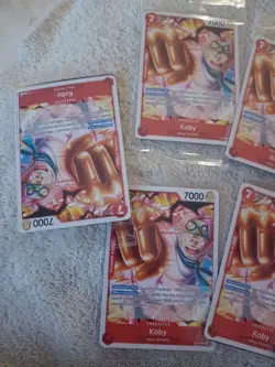 9 One Piece Card Game TCG Legacy Of The Master Release Event Koby/Luffy Promo - Image 4