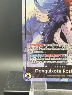 ONE PIECE DONQUIXOTE ROSINANTE OP12-061 LEADER ALT ART LEGACY OF THE MASTER - Image 5