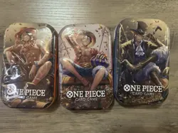 One Piece Vol 1 Tins, Lot Of 3 - Image 1