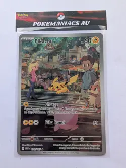 Pikachu 173/165 Scarlet & Violet-151 Holo Illustration Rare Pokemon Card NM #1 - Image 1