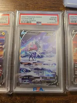 Crown Zenith Psa 10 Set GG41 Raikou V , GG38 Suicune V , And GG36 Entei V - Image 3
