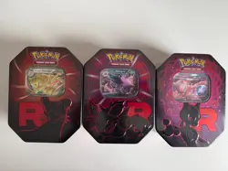 Destined Rivals Tins Set of 3 SEALED/NEW - Pokemon Team Rocket English - Image 1