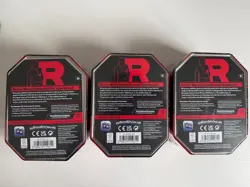 Destined Rivals Tins Set of 3 SEALED/NEW - Pokemon Team Rocket English - Image 2