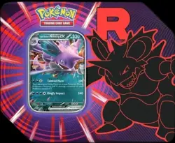 Pokemon Destined Rivals Team Rocket Tins Set of 3 Sealed Mewtwo Nidoking Persian - Image 4