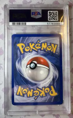 2005 POKEMON EX DELTA SPECIES #110 VAPOREON EX-HOLO PSA 5 - Image 2