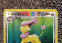Pokemon TCG Delcatty #4/127 Platinum Reverse Holo Rare Card LP - Image 3