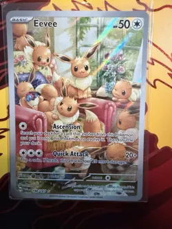 Pokemon TCG Eevee 188/167 TWIM EN Holo 2024. Standard card. - Image 1